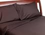 Wamsutta 360-Thread-Count Classic Supima Twill Full Fitted Sheet, Coffee Bean