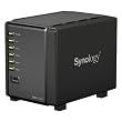 Synology DS411Slim NAS-System (6,4 cm (2,5 Zoll), 4-Bay Diskless, 1,6GHz, SATA, USB 2.0)