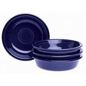 Fiesta Cobalt 851 19-Ounce Medium Bowls, Set of 4 by Fiestaware