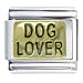 Heart Dog Lover Italian Charms Bracelet Link