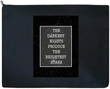 Totetease Women's Brightest Star Quote Black