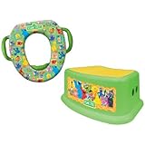 Sesame Street Potty and Step Stool Combo Set, Framed Friends