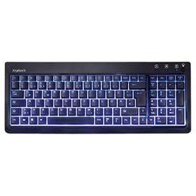 Keysonic KSK-6001UELX Compact Gaming Keyboard with Blue Backlight