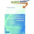 Foundations of Dynamic Economic Analysis: Optimal Control Theory and Applications by  Michael R. Caputo