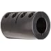 Ruland One-Piece Clamping Rigid Coupling, Black Oxide Steel, Metric