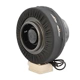 LED Wholesalers GYO2401 6-Inch 206 CFM Air Duct Inline Centrifugal Hydroponic Exhaust Fan