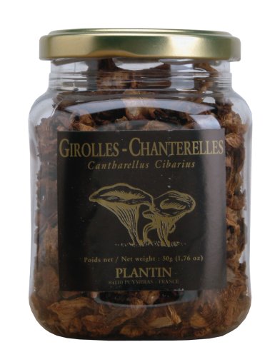 Plantin Delices French imported Chanterelle Girolles Mushrooms 1.8 oz jar by Plantin Delices