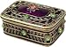 Leaf Jewelry Box with Rhinestones