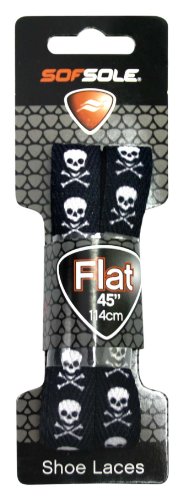 Sof Sole Skulls Novelty Shoe Laces, 45-Inch