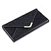 iPhone 6S Plus Case, Terrapin [Ostrich] [Ponyskin] iPhone 6S Plus Wallet [Black] Purse Style Case for iPhone 6 Plus / 6S Plus - Black
