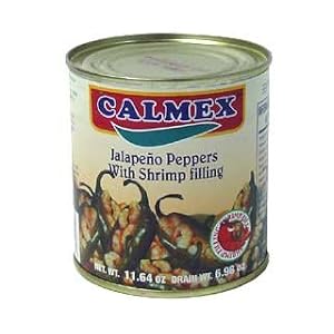 Calmex Jalapeno Peppers with Shrimp Filling, 11.6 oz by Calmex
