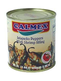 Calmex Jalapeno Peppers with Shrimp Filling, 11.6 oz by Calmex