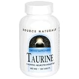 Source Naturals Taurine, 500 mg, Tablets, 120 tablets (Pack of 3)