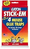 Eaton J T #133N 4PK Glue Mouse Traps