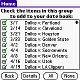 Dallas Mavericks 2005-06 Schedule downloadable Software
