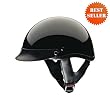 HCI-100 Black Motorcycle / Scooter Half Helmet (Medium)