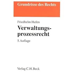 Verwaltungsprozeßrecht (Grundrisse des Rechts) (Taschenbuch)