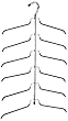 Organize It All 0312-B Chrome Blouse Tree Hanger