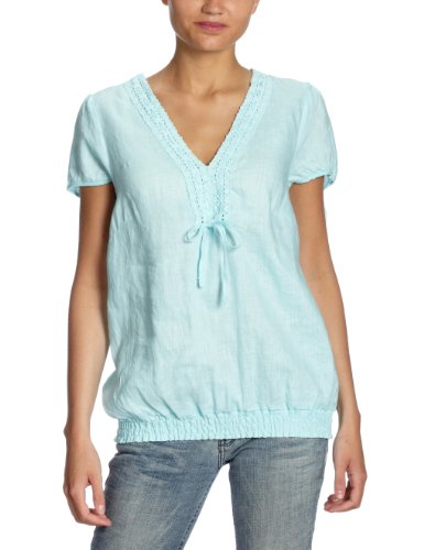 LERROS Damen Bluse 3152197, Gr. 40, Blau (mineralblau 408) Preisvergleich