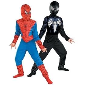 Original Licensed Two in One Reversible Spider-Man Costume - Officially Licensed Marvel TM Costumes
