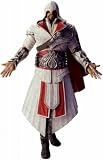 NECA Assassins Creed Brotherhood Action Figure Master Assassin Ezio Hooded IVORY Version