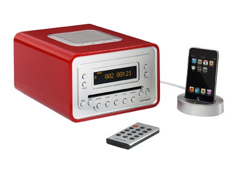 Sonoro Audio Cubo 2010 rot incl. Fernbedinung