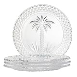South Beach Palm Plates - Set of 4