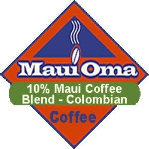 Hawaiian Value Pack Maui Oma Coffee 1 lb. Bags Bean 10 % Maui Coffee Blend