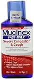 Mucinex Fast-Max Adult Liquid, Severe Congestion and Cough, 6 Ounce