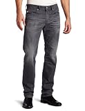 AG Adriano Goldschmied Matchbox Slim Straight Jean in 5 Year Grey Wash