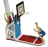 Schreibtisch-Box Basketball (Easy-Line) Bausatz und Lernspielzeug K93887 von Kingdiscount - Elektrobausatz, Holzbausatz, Metallbausatz für Kinder und Jugendliche