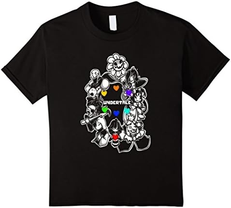 Kids Under- tale T Shirt 12 Black