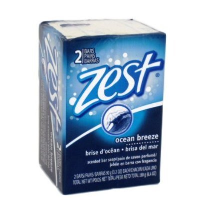Zest Soap Ocean Breeze Scent Made In USA 3.2 oz (2 Pack) ... amtc