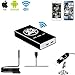 Jiusion Wireless WiFi Box Compatible with iPhone iPad Android Phone Tablet, Micro USB/USB to WiFi Converter for USB Digital Microscope Endoscope Borescope Mini Magnification Camera