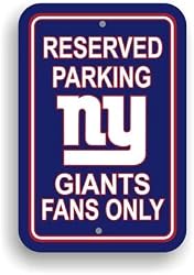 Set of 2 Set of 2 New York Giants Plastic Parking Signs Set Of 2 - NFL
