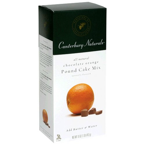 Canterbury Naturals Chocolate Orange Pound Cake Mix, 16-Ounce Units (Pack of 6) by Canterbury Naturals