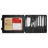 Maxam 12pc Cutlery Set with Wooden Cutting Board