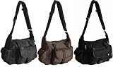 New York Cross Body Messenger Canvas Shoulder Bag