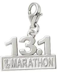 Rembrandt Charms Half Marathon Charm with Lobster Clasp