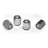 TVG Motoring Essentials CSC 570 Valve Cap Set Iron Cross