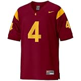 Nike - Nike USC Trojans #4 Cardinal Authentic Football Jersey