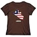 T-Shirt Womens Brown 