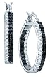 0.98CTW DIAMOND LADIES FASHION HOOPS