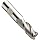 Niagara Cutter S335 Carbide End Mill, for Stainless Steel & Titanium, Uncoated (Bright), 3 Flutes, Radiused-Corner End