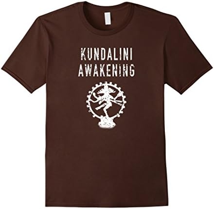 Men's Kundalini Awakening Shiva Shakti T-Shirt Medium Brown