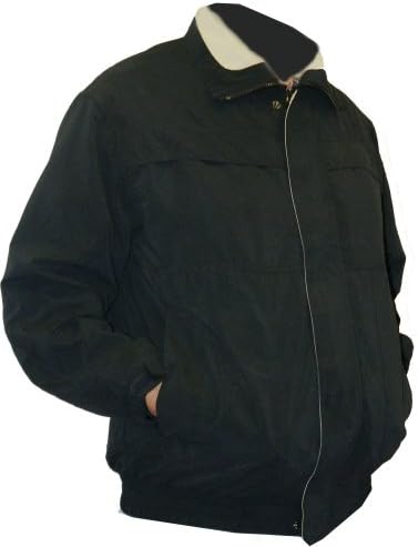 Men's Casual Lightweight Microfiber Zip Front Stretch Lined Field Golf Jacket