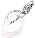 Fossil Damen-Charm Edelstahl Perlmutt Ornament JF82836040