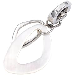 Fossil Damen-Charm Edelstahl Perlmutt Ornament JF82836040