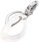 Fossil Damen-Charm Edelstahl Perlmutt Ornament JF82836040