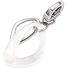 Fossil Damen-Charm Edelstahl Perlmutt Ornament JF82836040